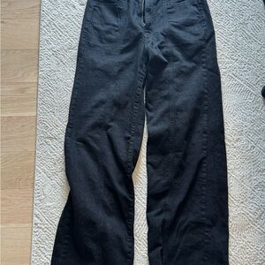 Universal Thread Black High-Rise Wide-Leg Pants